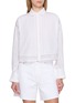 首图 - 点击放大 - RAG & BONE - Striped Sheer Panel Point Collar Shirt