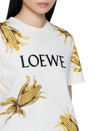  - LOEWE - 玉米印花短袖 T 恤