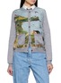 首图 - 点击放大 - THOM BROWNE - Nantucket Scenic Print Crewneck Knit Cardigan