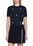首图 - 点击放大 - THOM BROWNE - Sailboat Embroidered Cotton T-Shirt