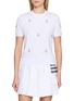 首图 - 点击放大 - THOM BROWNE - Sailboat Embroidered Cotton T-Shirt