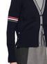  - THOM BROWNE - Sailboat Jacquard V-Neck Cotton Cardigan