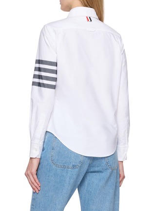 背面 - 点击放大 - THOM BROWNE - 4-Bar Oxford Cotton Shirt