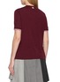 背面 - 点击放大 - THOM BROWNE - RWB Tipping Rib Cuff T-Shirt