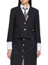首图 - 点击放大 - THOM BROWNE - V-neck Cropped Cardigan Jacket