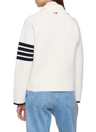 背面 - 点击放大 - THOM BROWNE - 4 Bar Knit Jacket