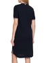 背面 - 点击放大 - THOM BROWNE - RWB Tipping Anchor Button Cotton Piqué Dolman T-Shirt Dress