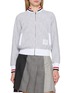 首图 - 点击放大 - THOM BROWNE - RWB Cuff Cotton Tweed Bomber Jacket