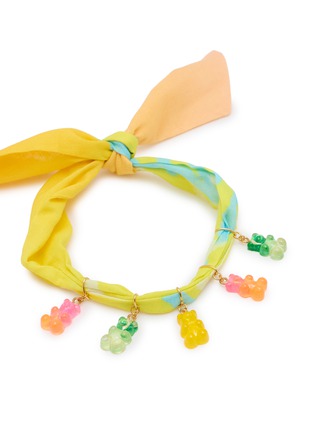 细节 - 点击放大 - TASH AND LEY - Gummy Bear Charm Scarf Necklace