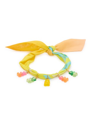 首图 - 点击放大 - TASH AND LEY - Gummy Bear Charm Scarf Necklace