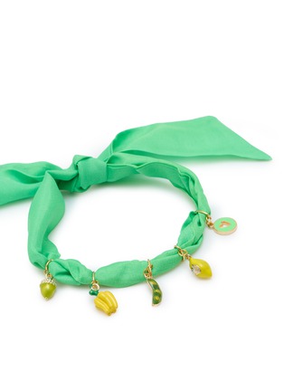 细节 - 点击放大 - TASH AND LEY - Fruit Charm Scarf Necklace