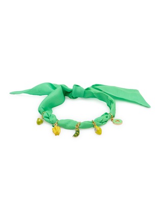 首图 - 点击放大 - TASH AND LEY - Fruit Charm Scarf Necklace