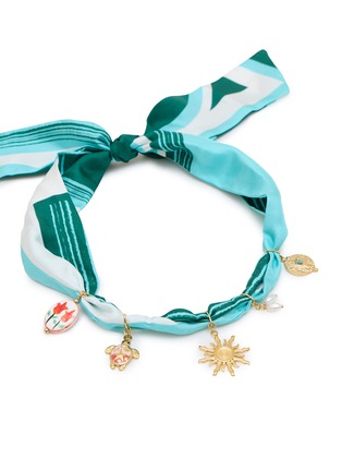 细节 - 点击放大 - TASH AND LEY - Coastal Charm Scarf Necklace