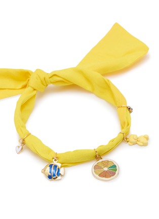 细节 - 点击放大 - TASH AND LEY - Limoncello Charm Scarf Necklace