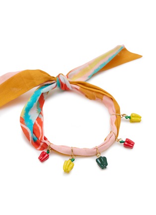 细节 - 点击放大 - TASH AND LEY - Pepper Charm Scarf Necklace
