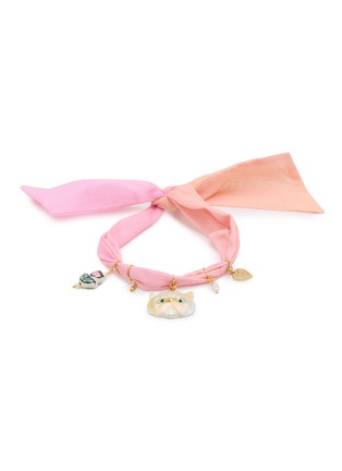 首图 - 点击放大 - TASH AND LEY - Whimsical Cat Charm Scarf Necklace