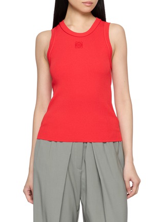 首图 - 点击放大 - LOEWE - Anagram Embroidered Ribbed Tank Top