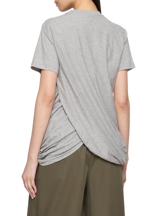 背面 - 点击放大 - LOEWE - Twisted Draped Cotton Jersey T-Shirt