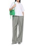 模特儿示范图 - 点击放大 - LOEWE - Short Sleeve Trapeze Cotton Poplin Shirt