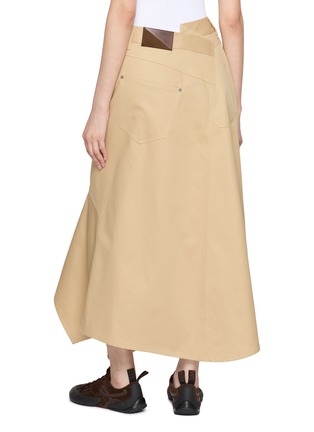 背面 - 点击放大 - LOEWE - Asymmetrical Cotton Skirt