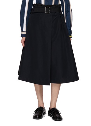 首图 - 点击放大 - LOEWE - Belted A-Line Midi Skirt