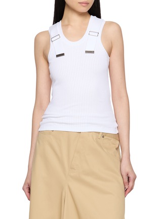 首图 - 点击放大 - LOEWE - Engraved Strap Ribbed Tank Top
