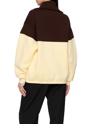 背面 - 点击放大 - LOEWE - Colour Blocked Zip Up Sweater