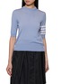 首图 - 点击放大 - THOM BROWNE - 4 Bar Crewneck Top