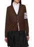 首图 - 点击放大 - THOM BROWNE - 4-Bar Striped V-Neck Cardigan
