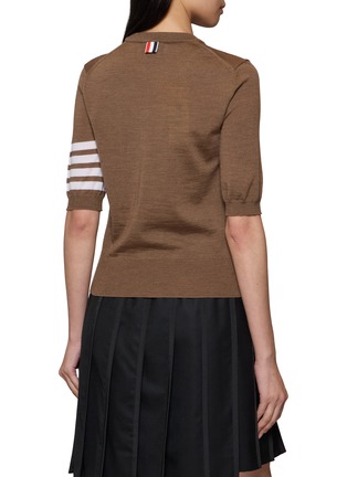 背面 - 点击放大 - THOM BROWNE - 4 Bar Crewneck Top