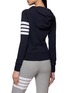 背面 - 点击放大 - THOM BROWNE - 4 Bar Hoodie Jacket