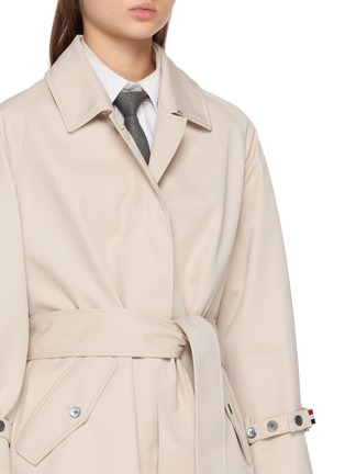  - THOM BROWNE - Raglan Sleeve Trench Coat