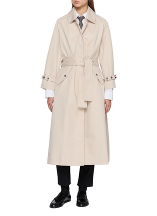 首图 - 点击放大 - THOM BROWNE - Raglan Sleeve Trench Coat