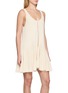 正面 -点击放大 - ALAÏA - Waffle Godet Flared Silk Knit Mini Dress