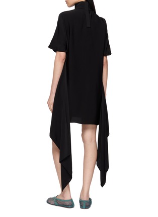 背面 - 点击放大 - ALAÏA - Asymmetric Draped Cady Dress