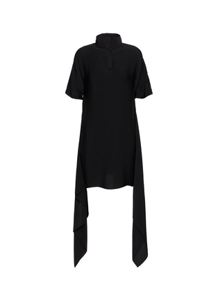 首图 - 点击放大 - ALAÏA - Asymmetric Draped Cady Dress