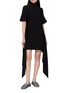 模特儿示范图 - 点击放大 - ALAÏA - Asymmetric Draped Cady Dress