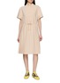 首图 - 点击放大 - LACOSTE SPORT - Pleated Drawstring Waistband Polo Dress