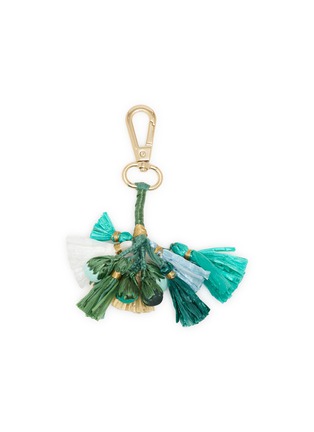 首图 - 点击放大 - BENARAS - Raffia Threaded Tassel Bag Charm