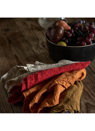  - COSTA NOVA - Linen Napkin — Chili Pepper