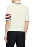 背面 - 点击放大 - THOM BROWNE - 4 Bar Raglan Sleeve Linen Cotton Polo Shirt