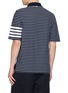 背面 - 点击放大 - THOM BROWNE - 4-bar Cotton Jersey Polo Shirt