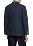 背面 - 点击放大 - THOM BROWNE - Double Breasted Unconstructed Wide Shoulder Suit Jacket
