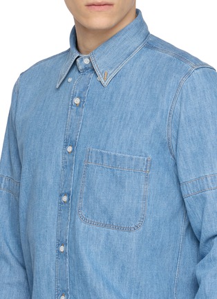  - THOM BROWNE - Armband Denim Shirt