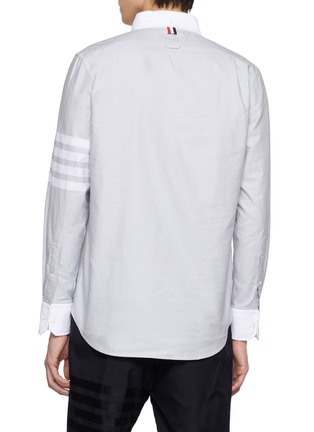背面 - 点击放大 - THOM BROWNE - 4-Bar Button Down Collar Cotton Oxford Shirt
