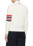 背面 - 点击放大 - THOM BROWNE - 4-bar Linen Cotton Cardigan