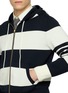  - THOM BROWNE - Rugby Stripe Zip Up Hoodie
