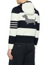 背面 - 点击放大 - THOM BROWNE - Rugby Stripe Zip Up Hoodie