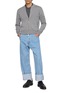 模特儿示范图 - 点击放大 - THOM BROWNE - Ottoman Milano Stitch 4-Bar Bomber Jacket