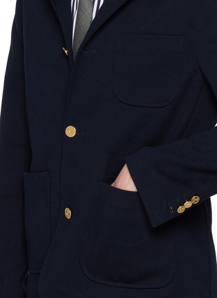  - THOM BROWNE - Sack Wool Tech Milano Jacket